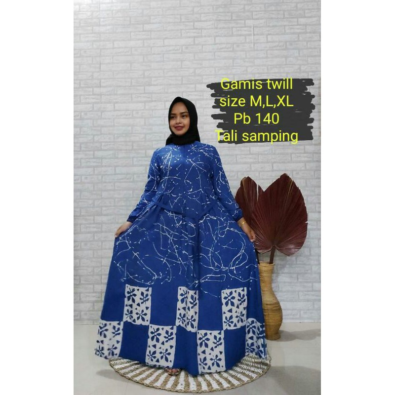 Gamis Twill Harga Grosir
