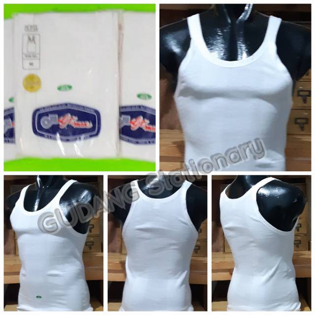 GT Man Singlet Pria 302-B Putih