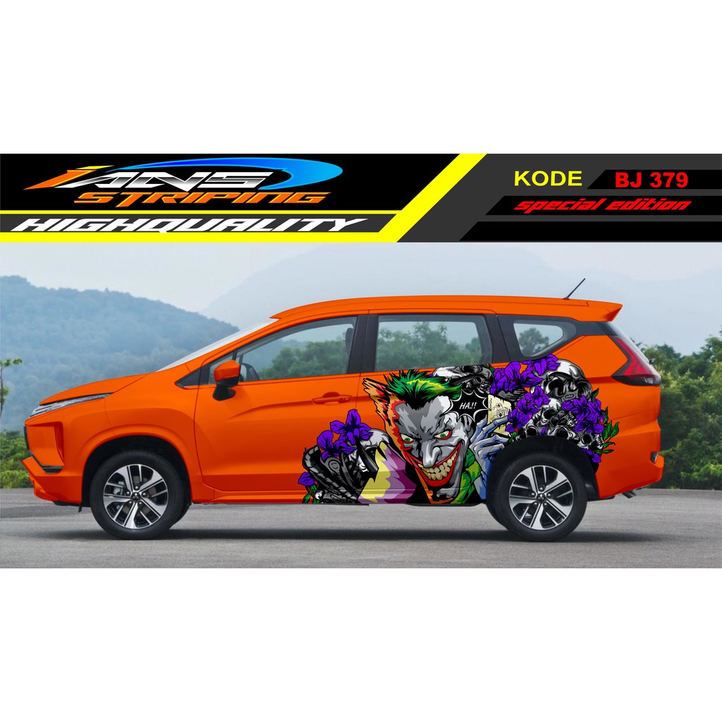 STICKER MOBIL XPANDER, TERIOS, AVANZA, FORTUNER / STIKER VARIASI MOBIL / DECAL STICKER MOBIL