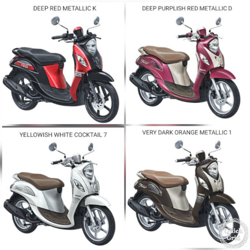 COVER SET BODY HALUS + KASAR YAMAHA FINO 125 (2018) ORIGINAL YAMAHA YGP