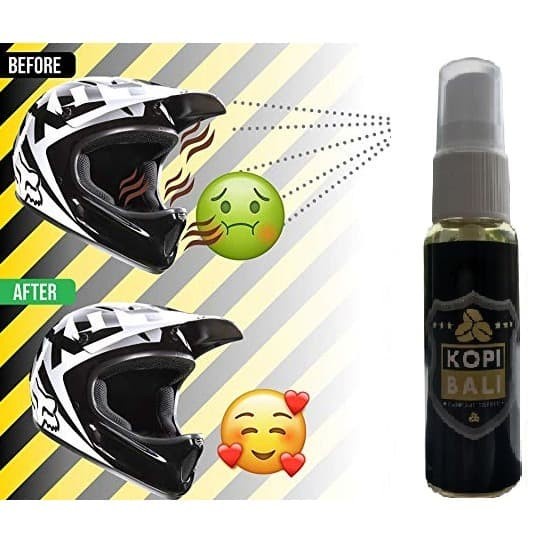 Parfum Kopi Bali Spray Pengharum Mobil Ruangan Pewangi Botol ORI 20ml Jaket Helm Kopi