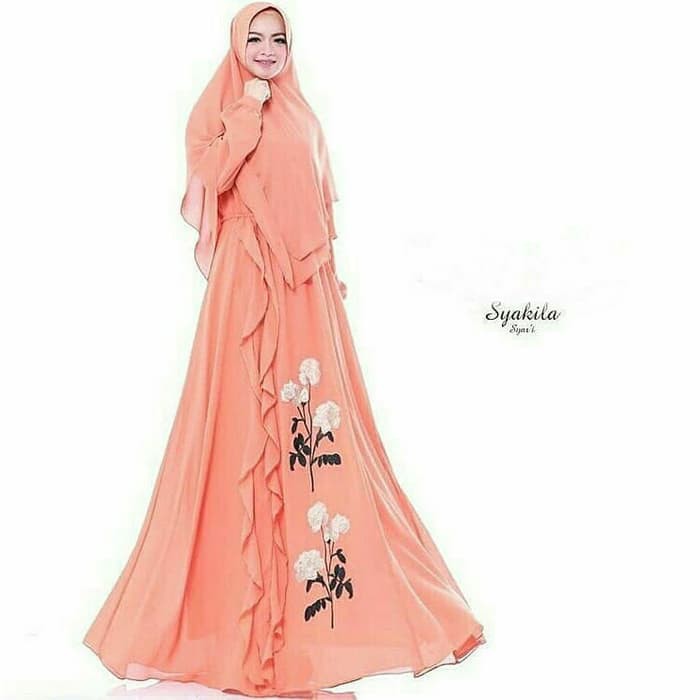 Baju Busana Muslim Wanita Gamis Syari Syakila Terbaru