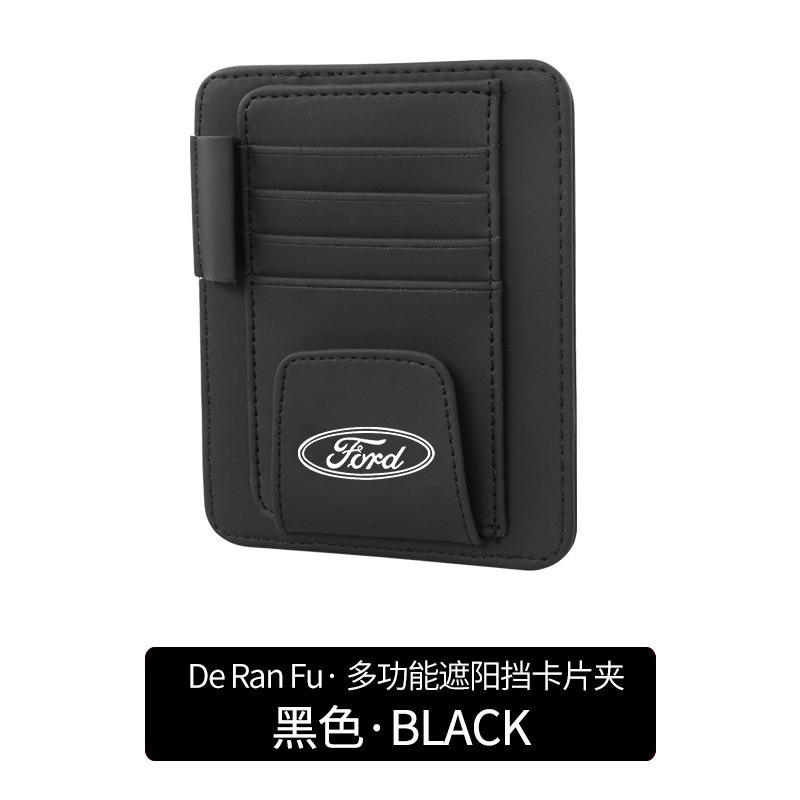 1 PC Kacamata Mata Kartu Pen Holder Klip Mobil Styling Aksesoris Mobil Sun Visor Kacamata Hitam untuk FORD mk2 mk3 mondeo mk4 RANGER EVEREST FOCUS FIESTA Ecpsport