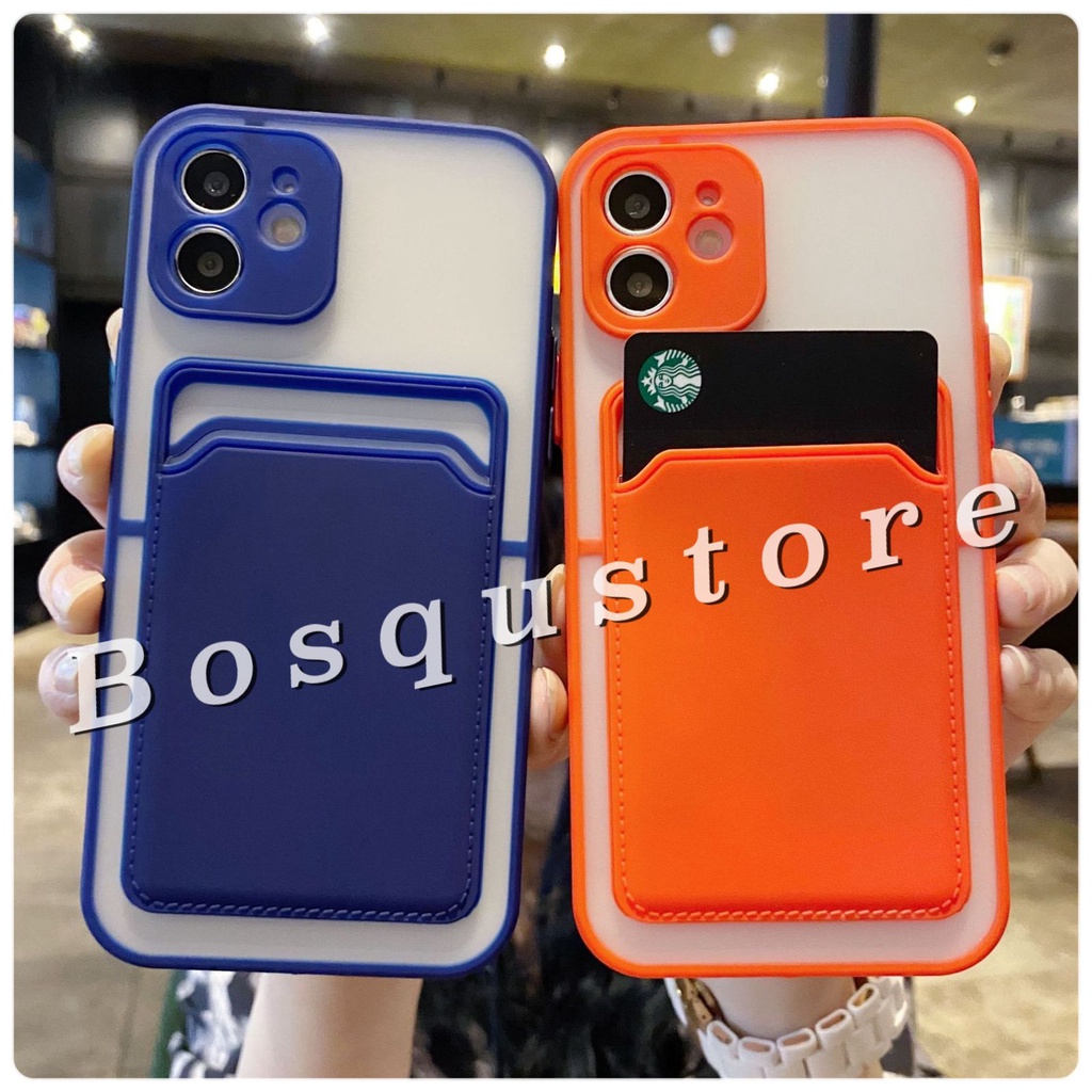 CASE MACARON SLOT CARD XIAOMI REDMI 9A/ 9C/ 9T/ 5A/ 4A/ REDMI 8/ 8A/ REDMI 7/ NOTE 9PRO/ NOTE 10/ NOTE 10S/ FUZE CASE DOVE MACARON PROTECTOR SLOT KARTU