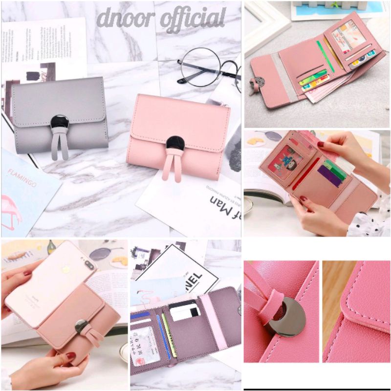 Dompet Mini Dompet Lipat Kecil Wanita Imut Modis Series Impor