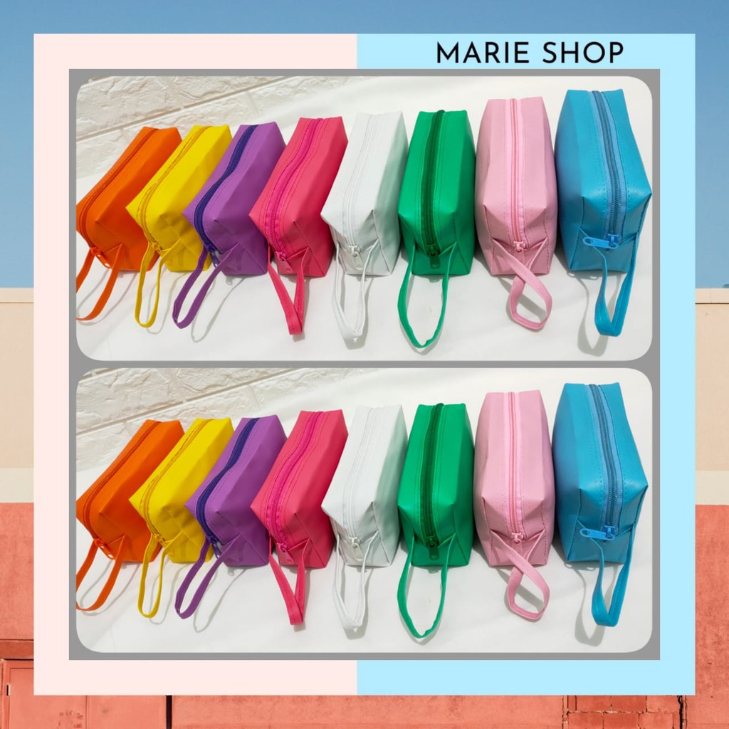 LTG CF POUCH KOSMETIK WARNA - TAS KOSMETIK - POUCH LUCU - POUCH KOSMETIK