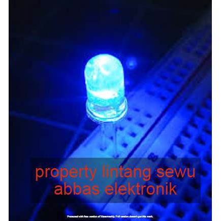 10 PCS LED BIRU 5MM