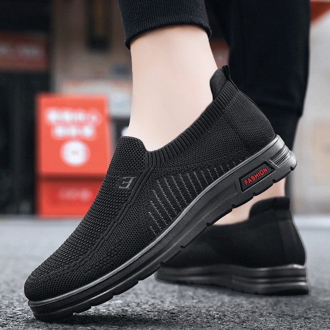 TBIG [COD] Sepatu Slip On Import FORFASHION Sepatu Import Pria Sekolah Kuliah Sepatu Murah Import