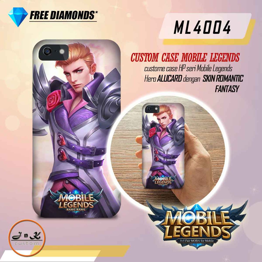 CUSTOM CASE MOBILE LEGENDS - HERO ALUCARD. SKIN ROMANTIC FANTASY