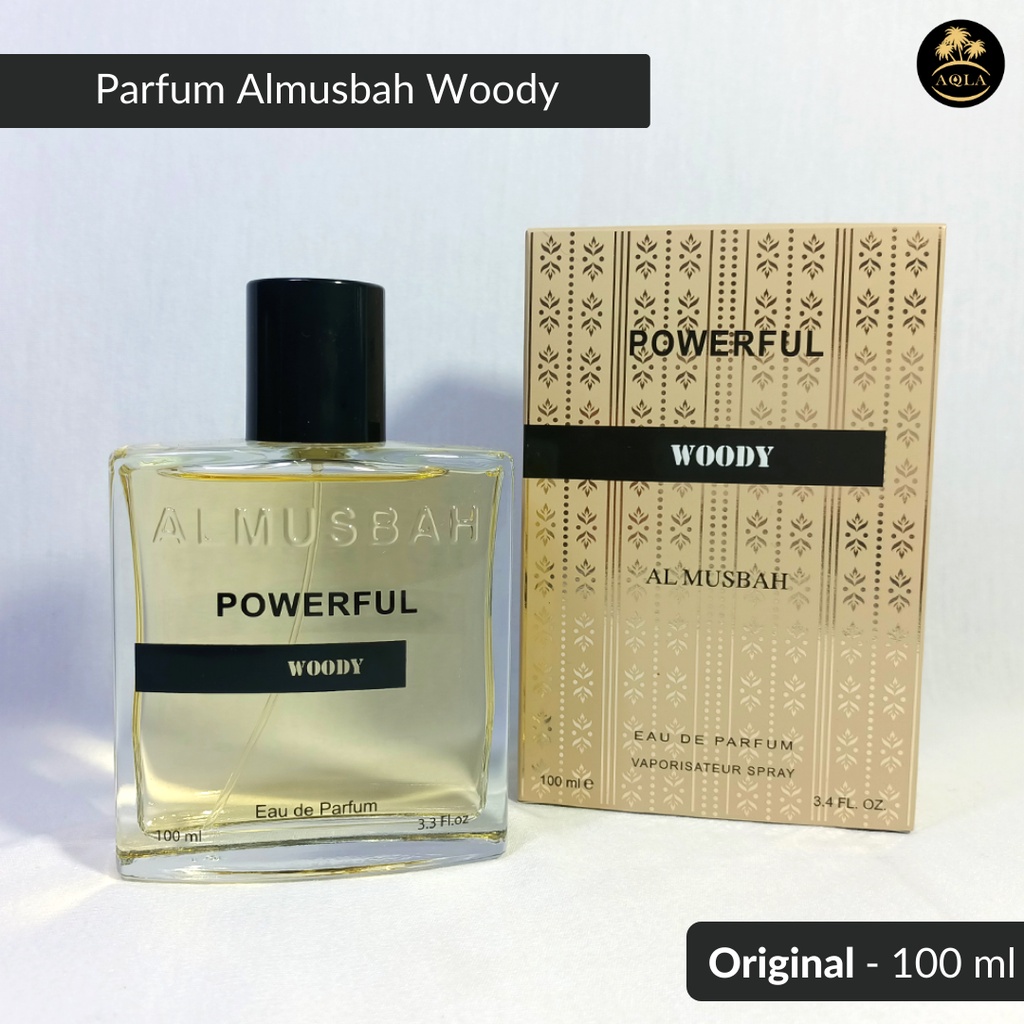 Al Musbah Powerful Woody Perfume EDP 100 ml / Minyak Wangi Saudi Asli