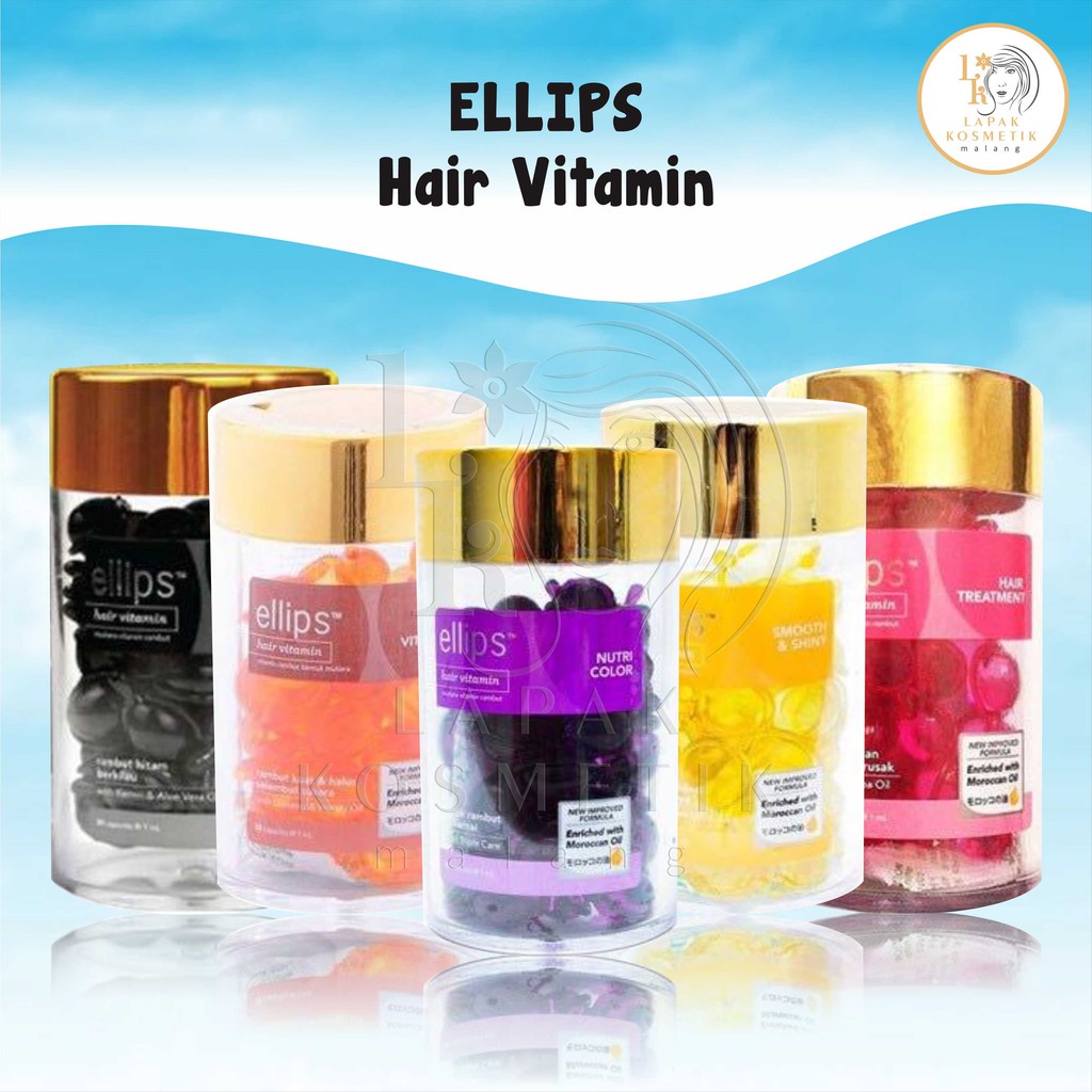 [BOTOL 50PCS] ELLIPS HAIR VITAMIN/VITAMIN RAMBUT ELLIPS BOTOL ISI 50PCS