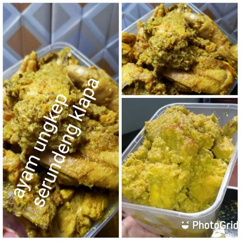 

AYAM UNGKEP SERUNDENG KELAPA