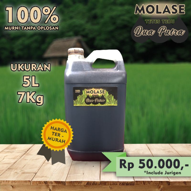 

tetes tebu molase 5 liter 7 kg dua putra