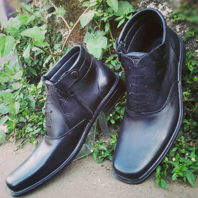 Sepatu pantofel kantor pdh pria kulit asli full leather termurah