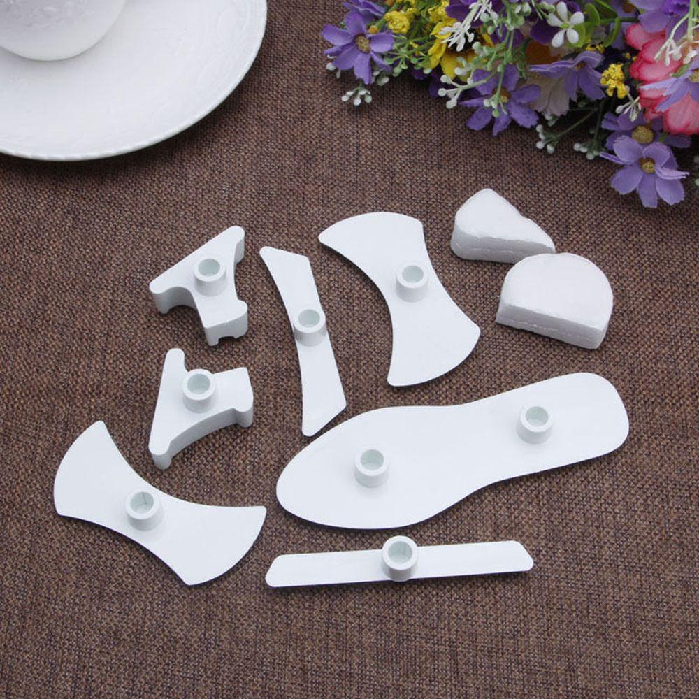 R-FLOWER 9pcs /Set Cetakan Fondant Kue Hot Sugarcraft Alat Dekorasi Sepatu Hak Tinggi