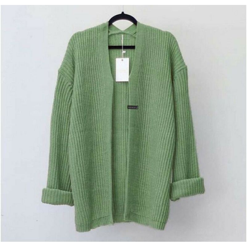 Cardigan Rajut Maura / Cardy Outer / Cardigan Oversize