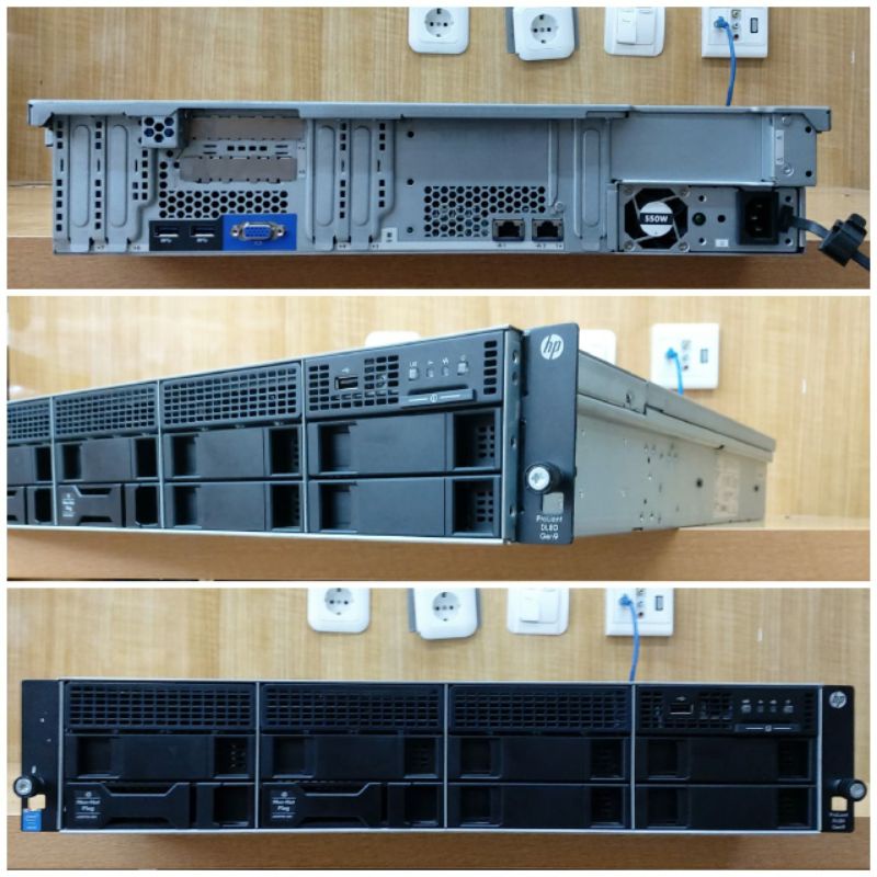 Server Hp DL80 Gen9 Intel Xeon E5-2603v3 Double Prosesor Ram 32GB DDR4 HDD 1TB