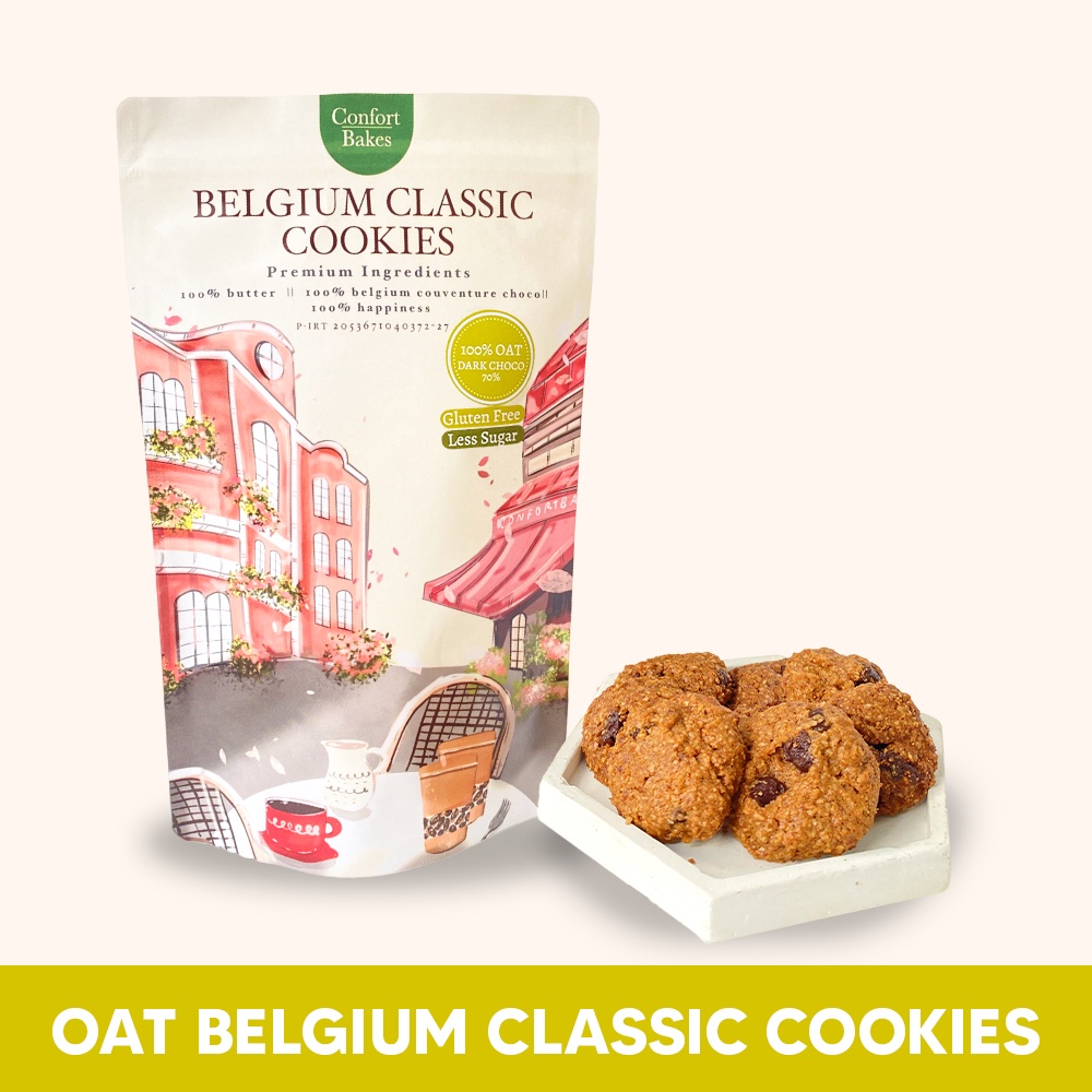 

Oat Belgium Classic Cookies - Gluten Free Untuk Diet Sehat