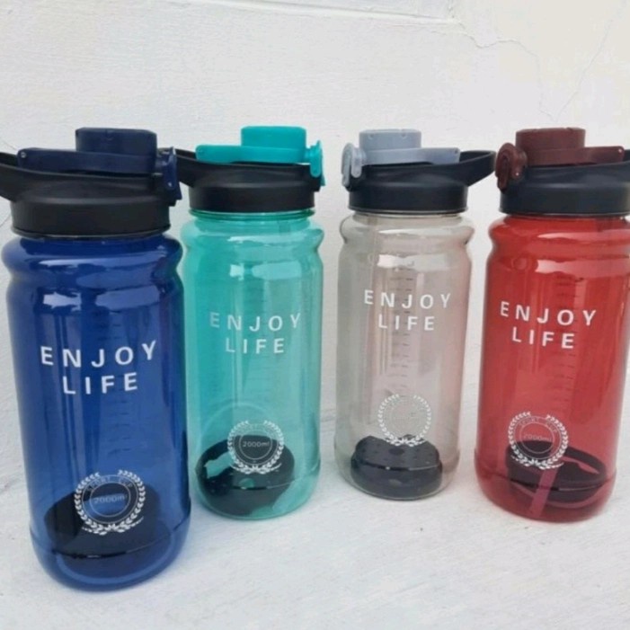 BOTOL MINUM ENJOY LIFE 2 LITER / TEMPAT AIR MINUM JUMBO 2000 ML