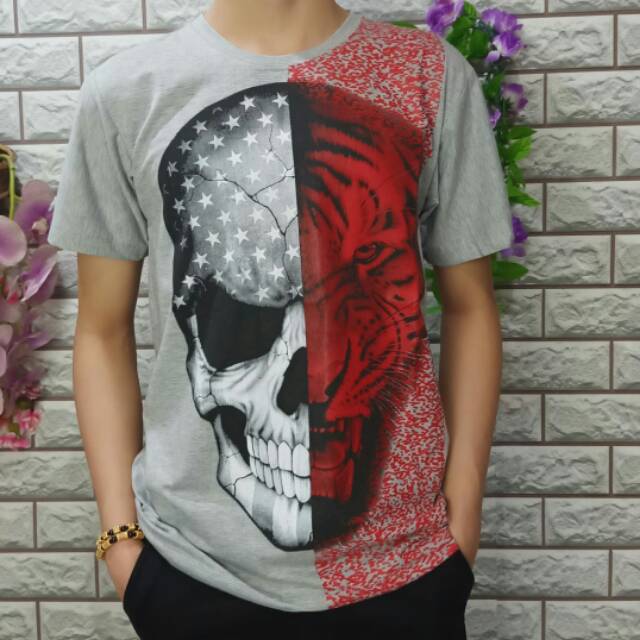 Tshirt kaos pria marcelo burlon.kaos printing murah