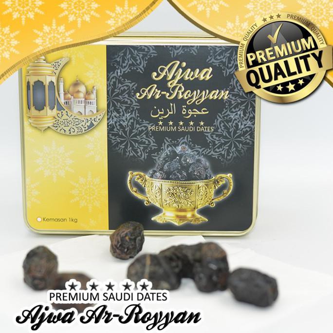 

Kurma Al Madina Ar Royyan Kurma Ajwa Fresh 1 Kg Vivimarketht27
