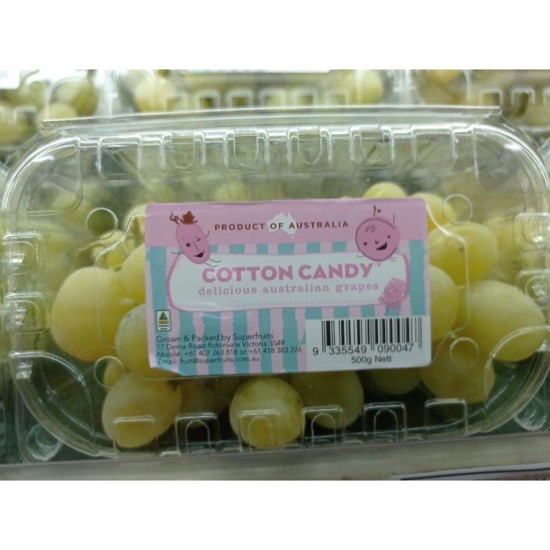 

Anggur candy Cutton super manis Australia 500 gr
