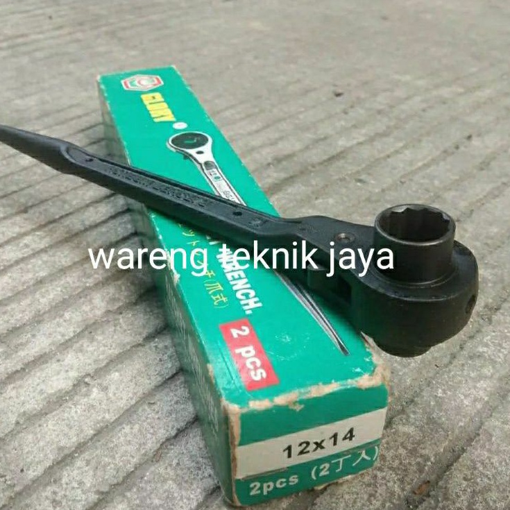 Kunci Ratchet Scaffolding Kunci Ring Ganda GLORY komplit semua ukuran - Ratchet Scaffolding Wrenches