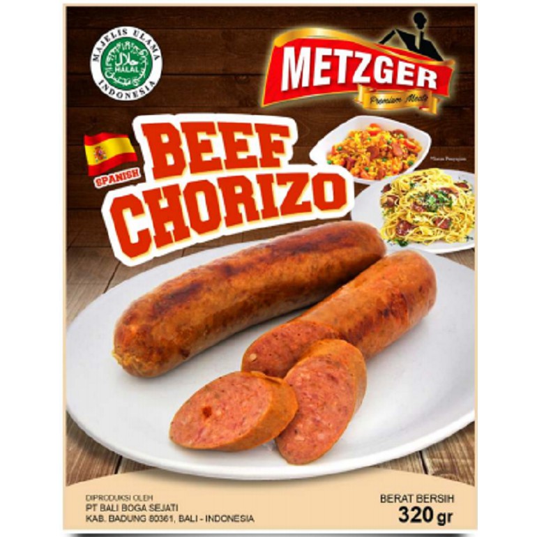 

SOSIS SAPI METZGER SPANISH BEEF CHORIZO 320GR