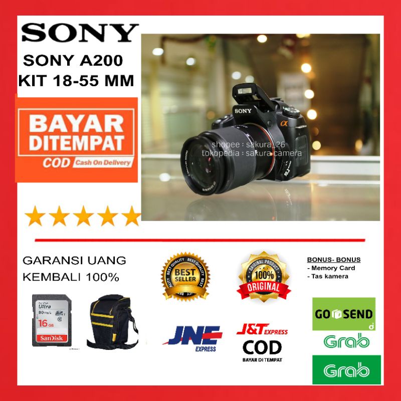 Sony A200 kit 18-55mm