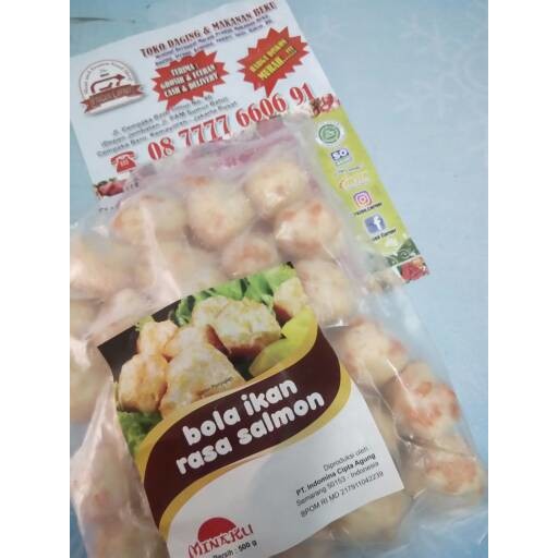 

Minaku Bola Ikan Rasa Salmon Untuk Cemilan/Sop/Goreng Enak & Praktis