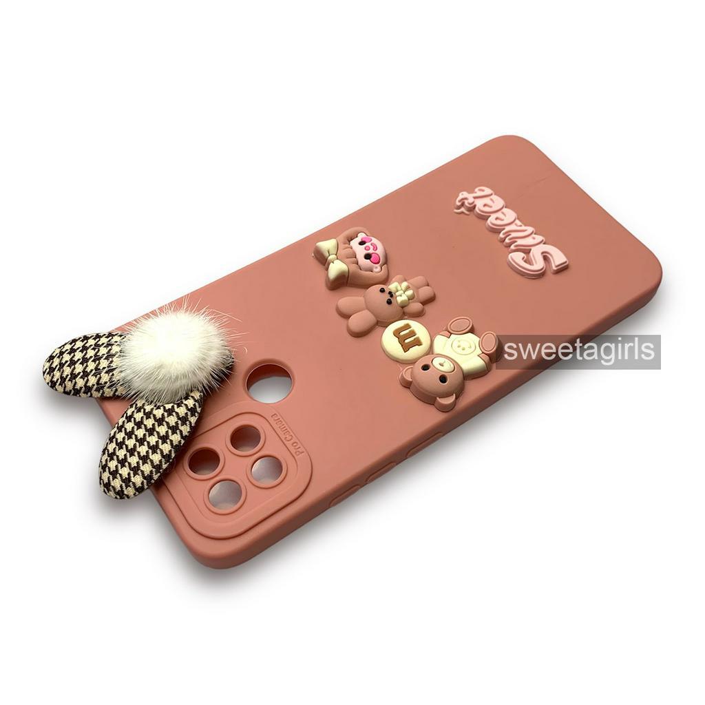 Softcase Bumper Candy untuk  Oppo A15 / Oppo A15s ( Sama ) - Sweetacase.id - Casing Lucu - Kesing Cewek - Casing Lembut - Case Bening - Lucu - Gemoy