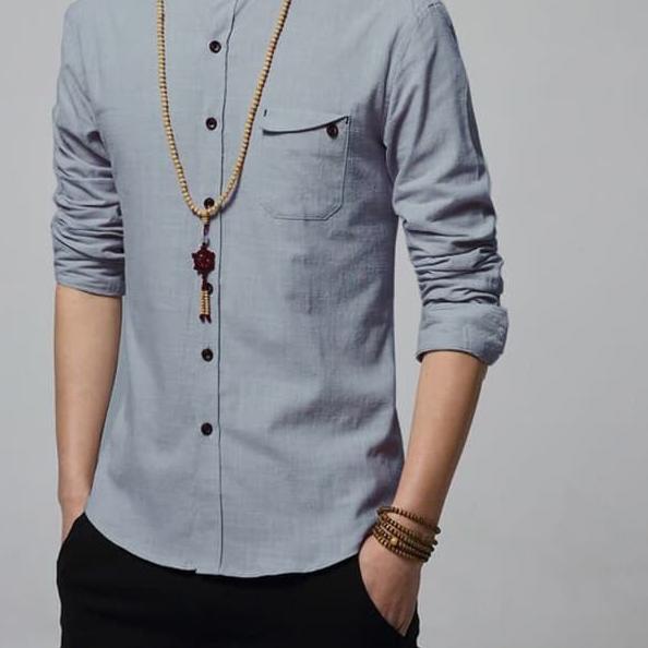 ➼ KOKO DUDE BAJU KOKO LENGAN PANJANG GROSIR TANAH ABANG LEBARAN - Hitam, S ✬