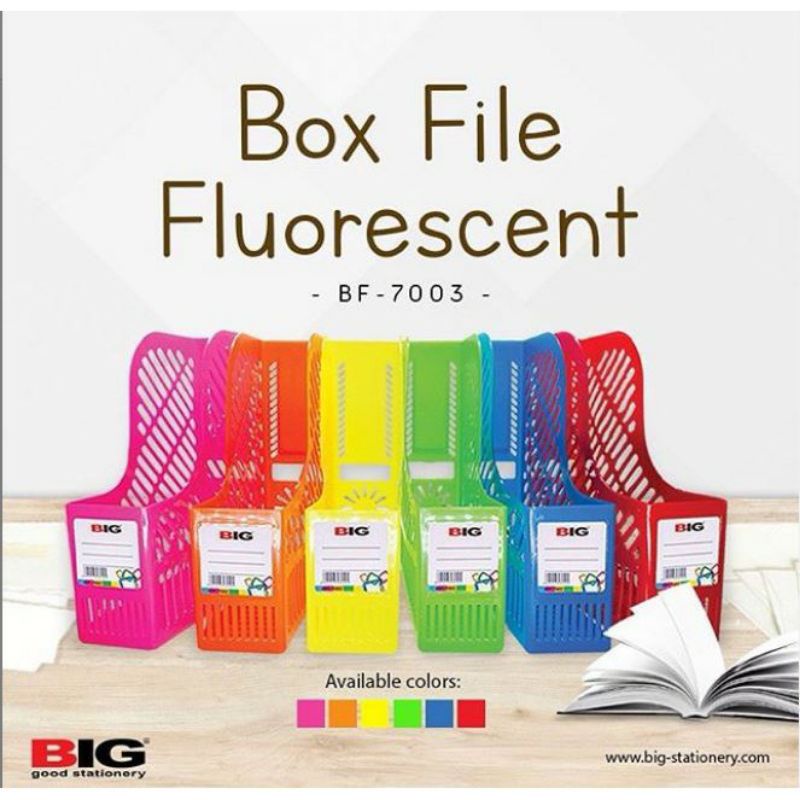 

BOX FILE PVC (F4) WARNA (BIG) FLOURECENT 7003( 1 PCS)