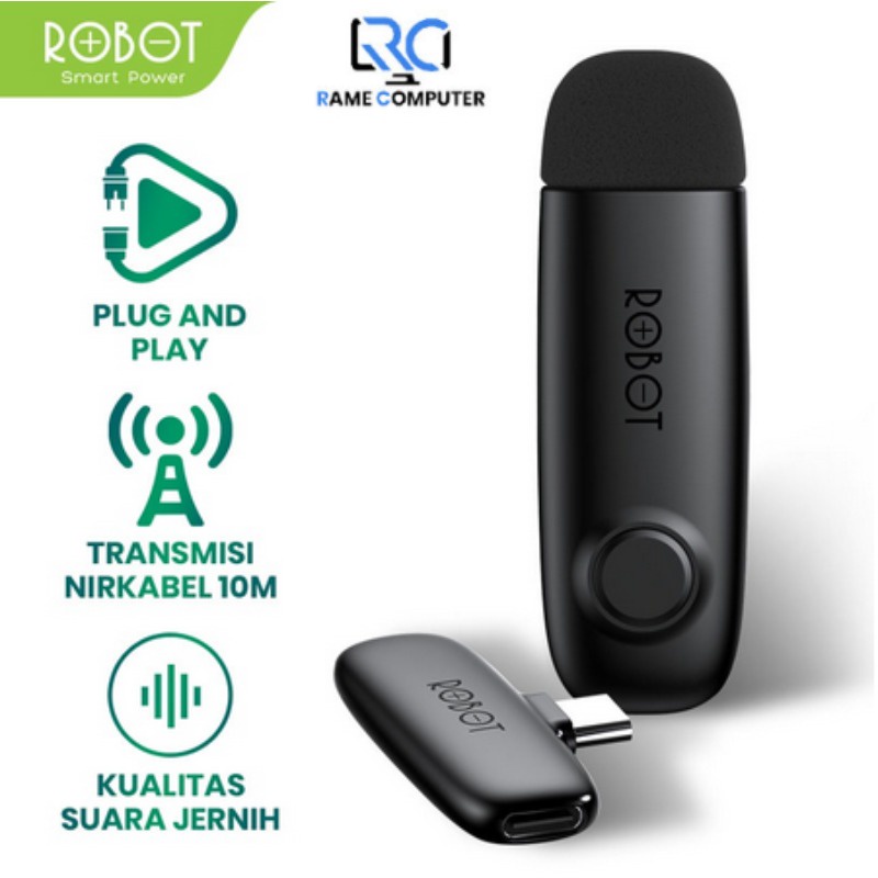 ROBOT Wireless Connector RS20 Wireless Microphone - Garansi 1 Tahun