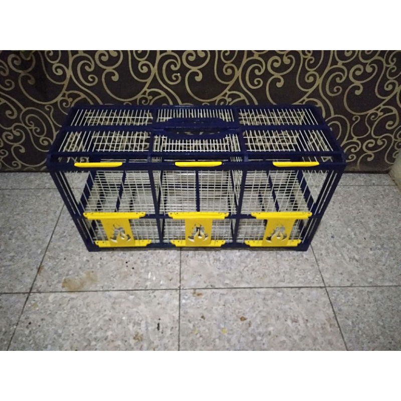 Dongdang Merpati 6 pintu full jati fiber rapat.