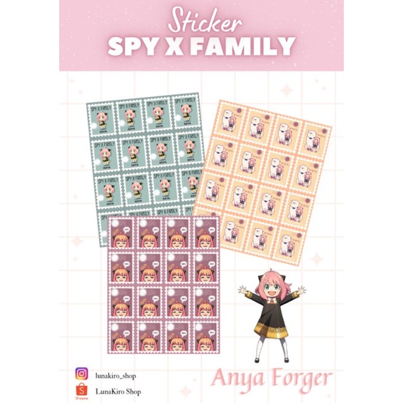 

STICKER STAMP [SPY X FAMILY/ANYA FORGER]