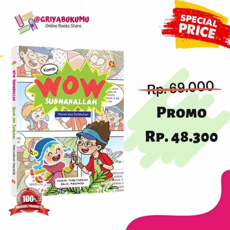 WOW SUBHANALLAH HEWAN DAN TUMBUHAN - KOMIK SAINS ANAK ISLAM - AL KAUTSAR