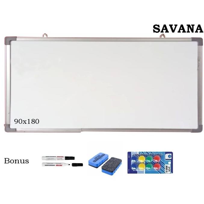 

Papan Tulis Whiteboard Gantung Magnet Javana Single Face 90 x 180 cm