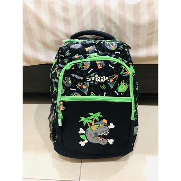 Smiggle tropicool dino backpack - tas ransel anak SD