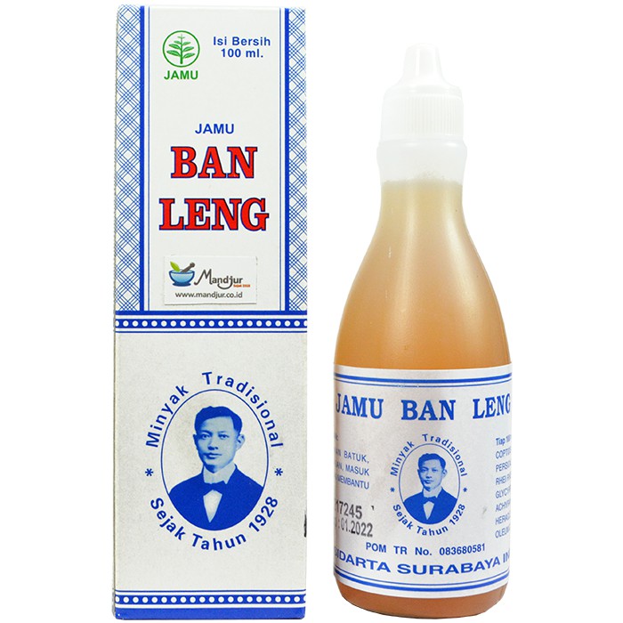 

Jamu Ban Leng Minyak Obat Herbal Batuk Pilek Masuk Angin dan Wasir