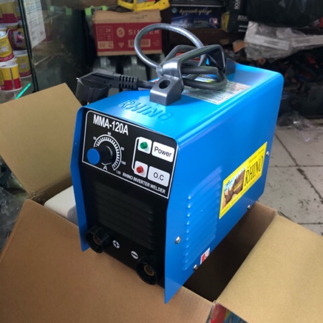 Mesin Las Listrik Rhino MMA 120A 450 Watt Travo Las Inverter ARC Untuk