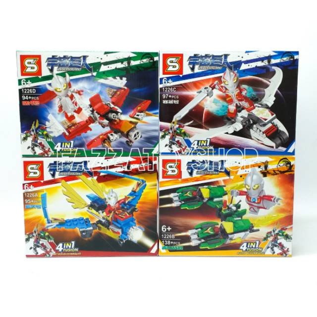 BRICK LEGO ULTRAMAN UNIVERSE GIANT 4 IN 1