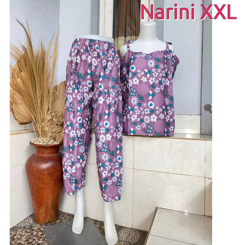 SETELAN NARINI JUMBO/Setelan Panjang Jumbo (XXL)/baby doll/set cel/piyama/baju tidur