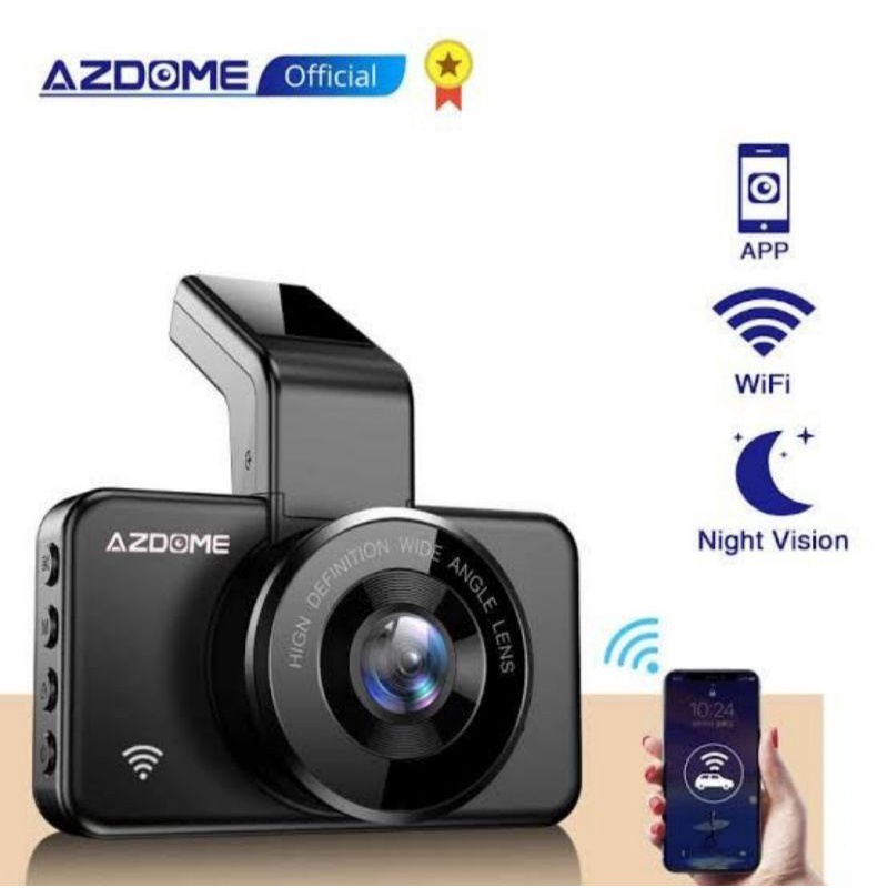 ADZOME M17 Dual Channel Dashcam WiFi ADAS Parking Monitor Wide Angle - FrontOnly