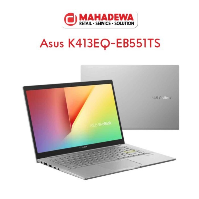 Asus K413EQ-EB551TS [i5-1135|RAM 8GB|SSD 512GB|10+OHS] Silver