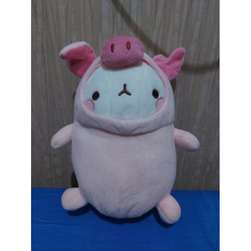 Boneka molang Ori kostum babi preloved
