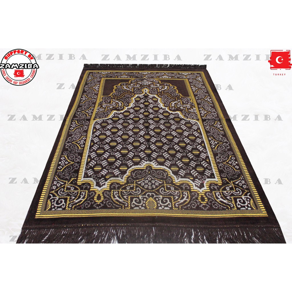 Sejadah Turki  Sajadah Super Gold Ukuran 70x110 Bisa COD Peralatan Sholat Sejadah Terbaru Tebal Dan 