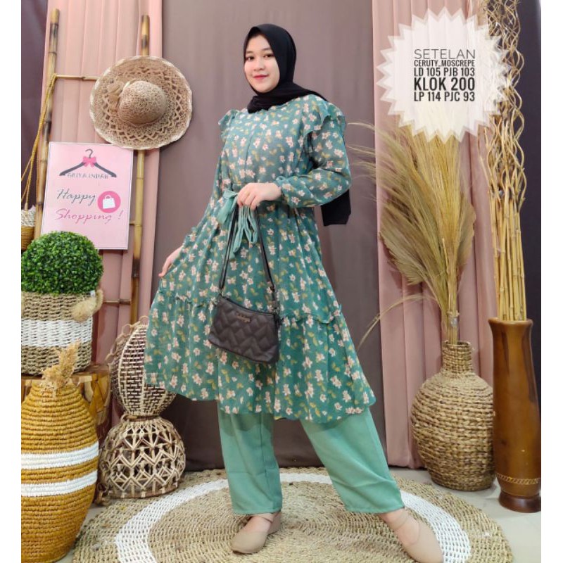Setelan Long Ceruty