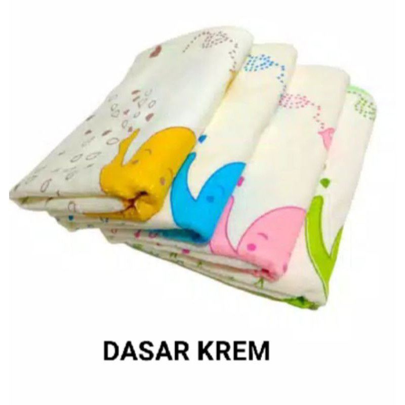 Handuk Bayi MIKRO FIBER ELASTIS licin lembut 100×50cm warna / Baby towel motif