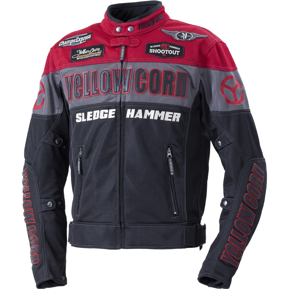 YELLOW CORN JACKET BB 0104 RED | ORIGINAL YELLOW CORN | JAKET MOTOR PRIA | JAKET RIDING | JAPAN ORI